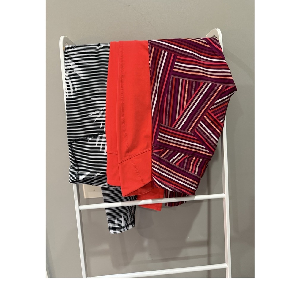 Old Navy Active Women's M Ankle Leggings Lot Geometric Floral Solid Multicolor